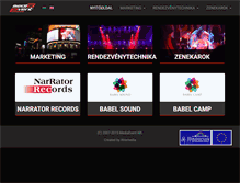 Tablet Screenshot of mediaevent.hu
